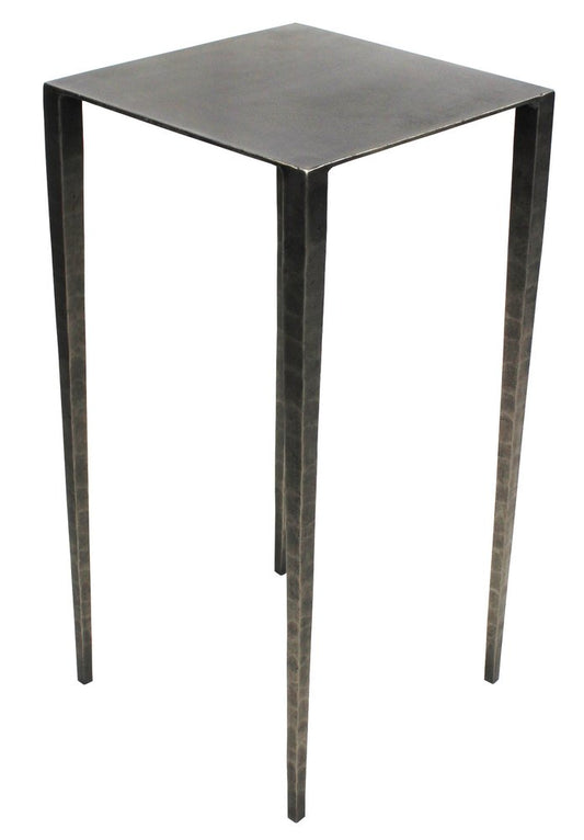 24" Nickel Iron Square End Table HomeRoots