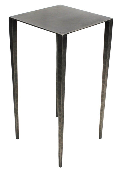 24" Nickel Iron Square End Table HomeRoots