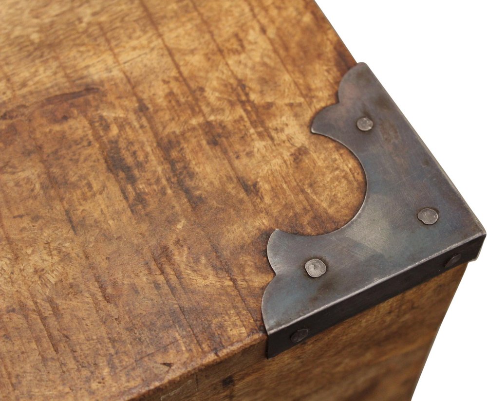 20" Natural Brown Solid Wood Square End Table HomeRoots