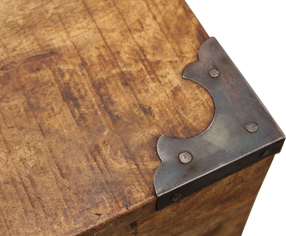 20" Natural Brown Solid Wood Square End Table HomeRoots