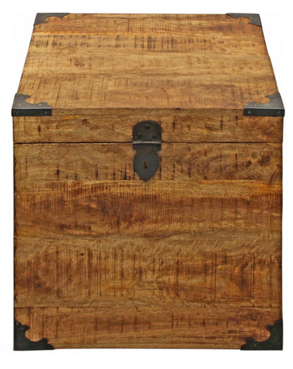 20" Natural Brown Solid Wood Square End Table HomeRoots