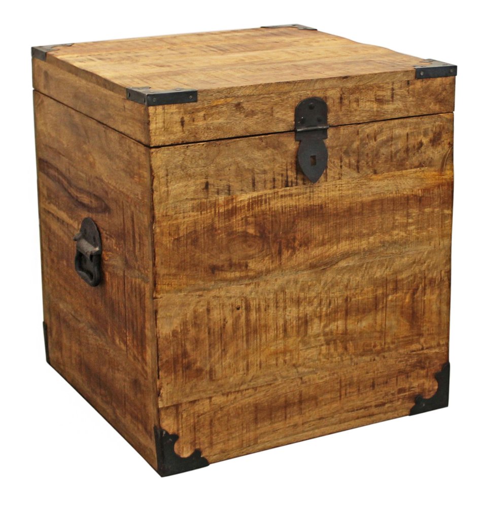 20" Natural Brown Solid Wood Square End Table HomeRoots