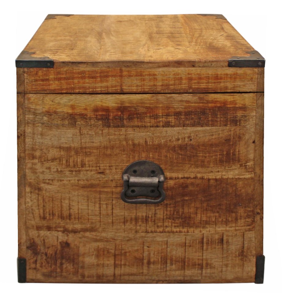 20" Natural Brown Solid Wood Square End Table HomeRoots
