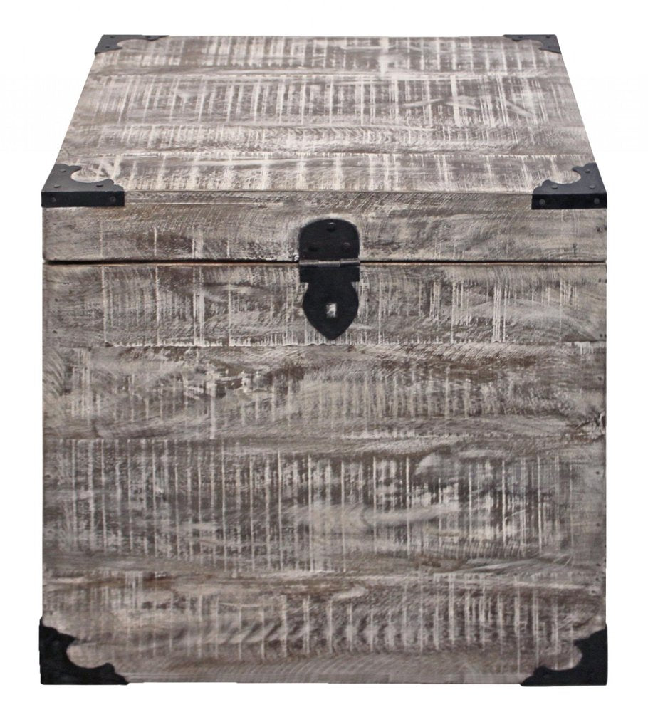 20" Gray Solid Wood Square End Table HomeRoots