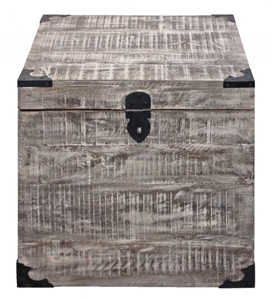 20" Gray Solid Wood Square End Table HomeRoots