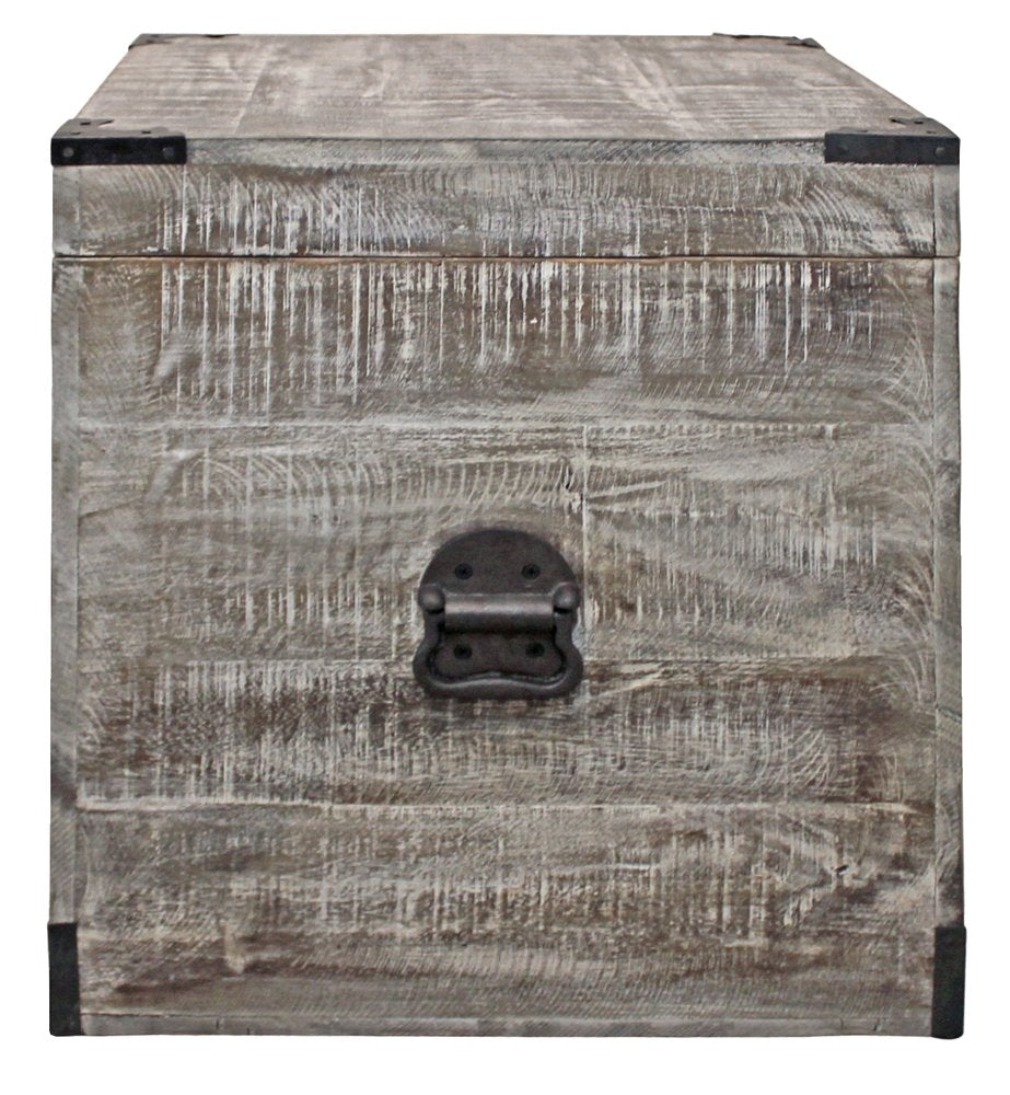 20" Gray Solid Wood Square End Table HomeRoots