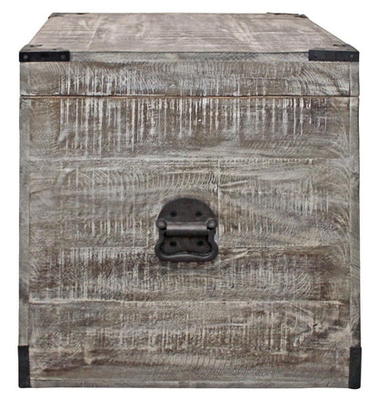 20" Gray Solid Wood Square End Table HomeRoots