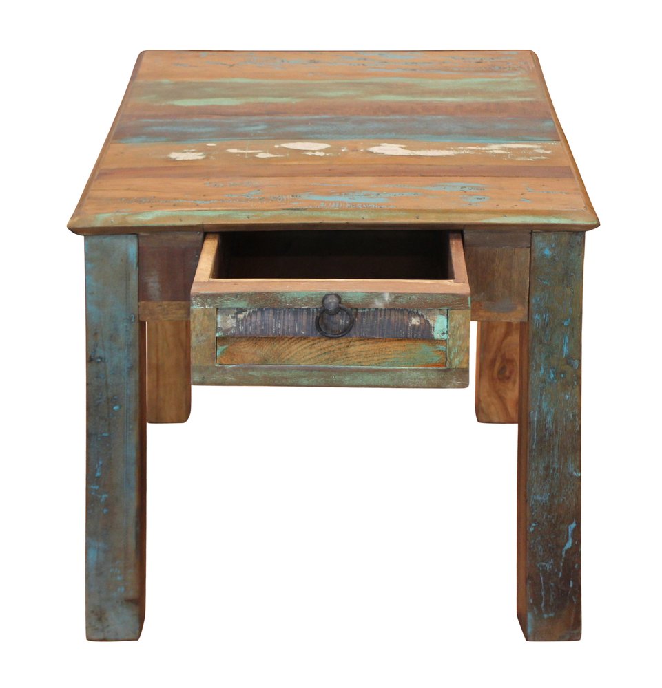 24" Brown Solid Wood Square End Table With Drawer HomeRoots