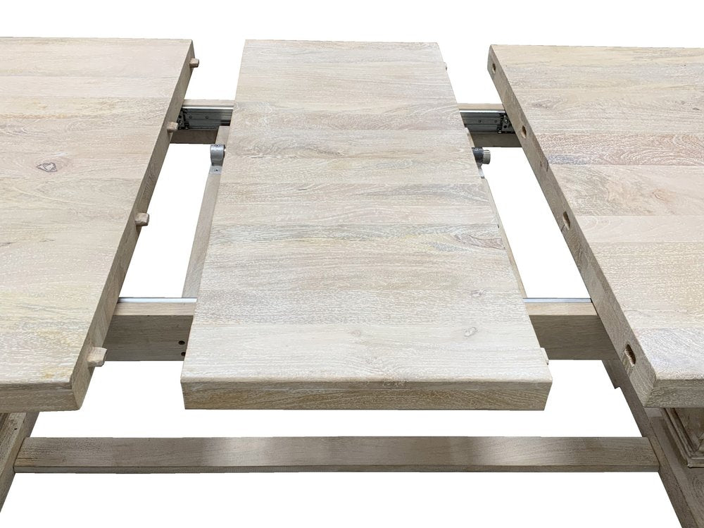 90" Light Brown Rectangular Solid Wood Butterfly Leaf Dining Table HomeRoots