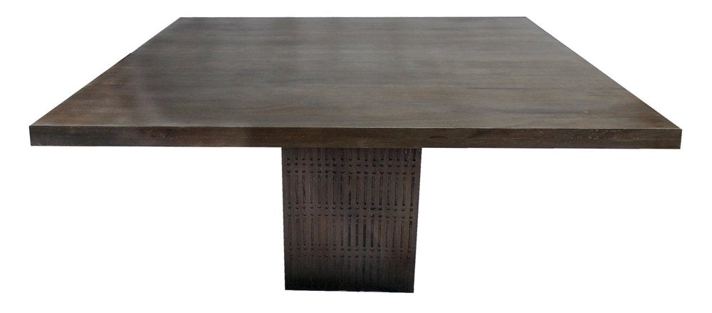 42" Brown Solid Wood Dining Table HomeRoots