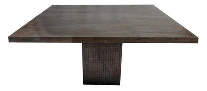 42" Brown Solid Wood Dining Table HomeRoots