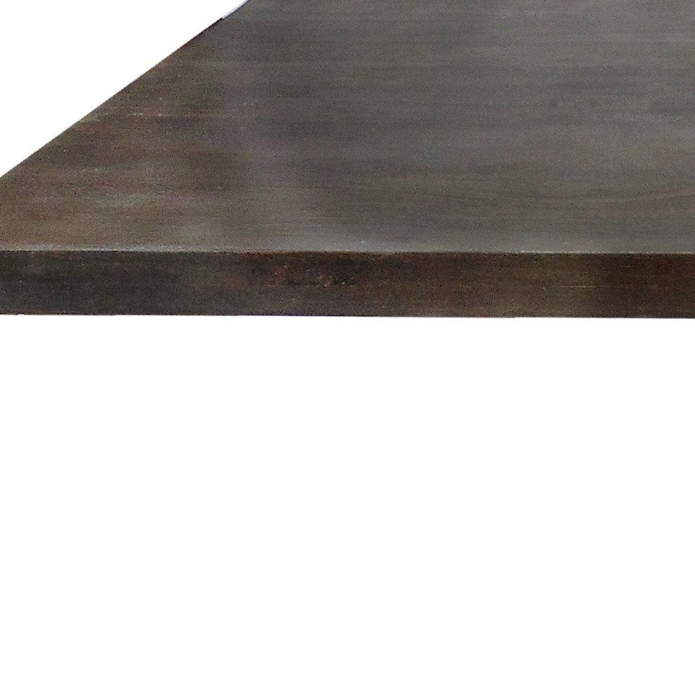 42" Brown Solid Wood Dining Table HomeRoots