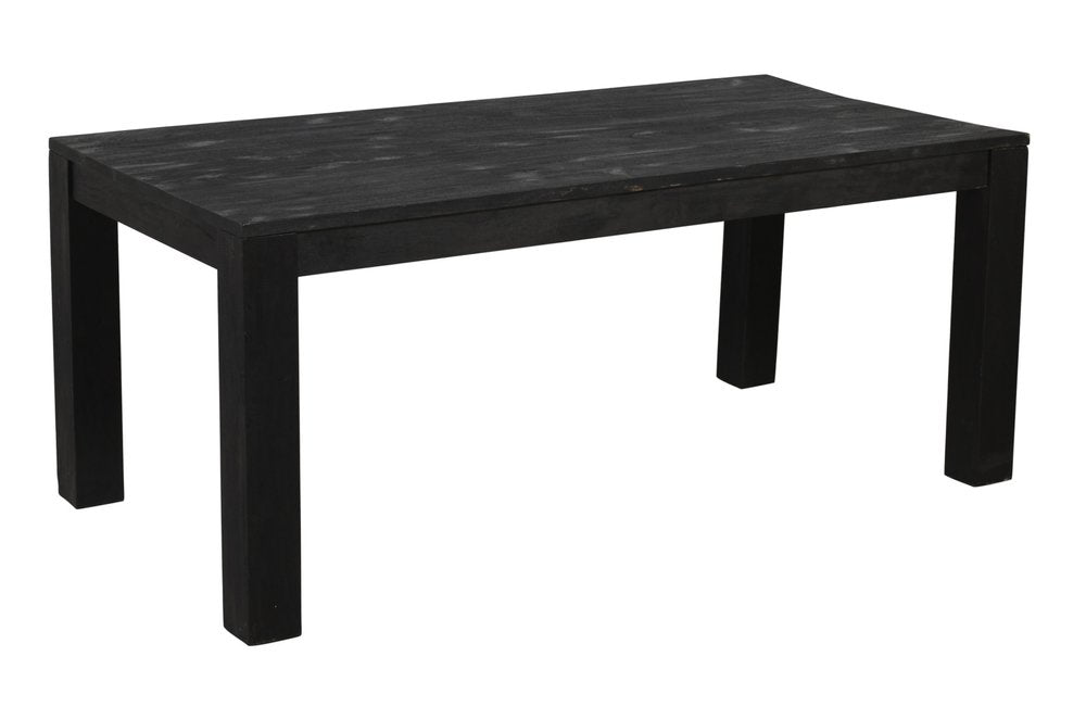 72" Dark Gray Solid Wood Dining Table HomeRoots
