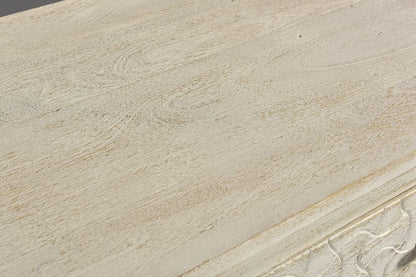 30" White Four Drawer Nightstand HomeRoots