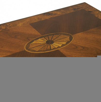 25" Wood Brown End Table With Shelf HomeRoots