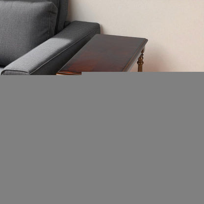 24" Brown End Table With Shelf HomeRoots