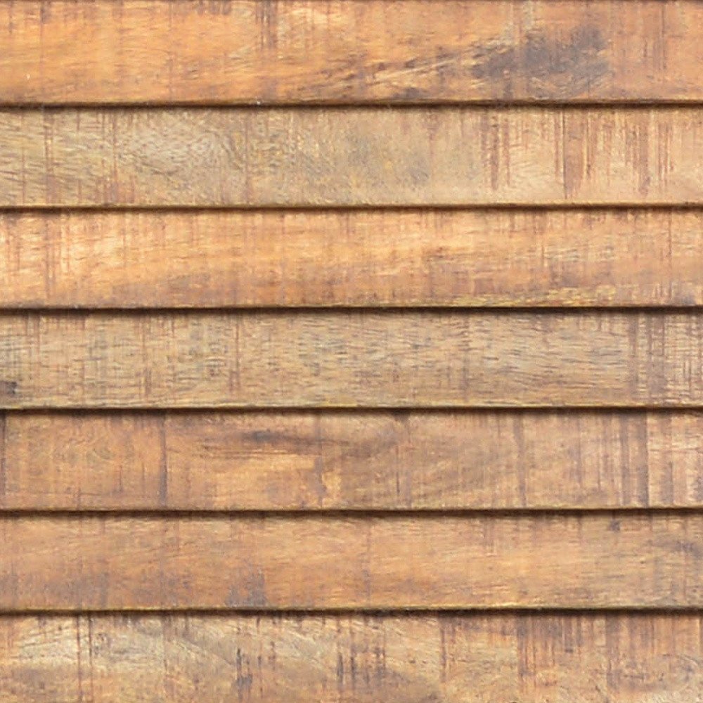 40" Rustic Natural Solid Wood 2 Door Wine Bar Cabinet HomeRoots