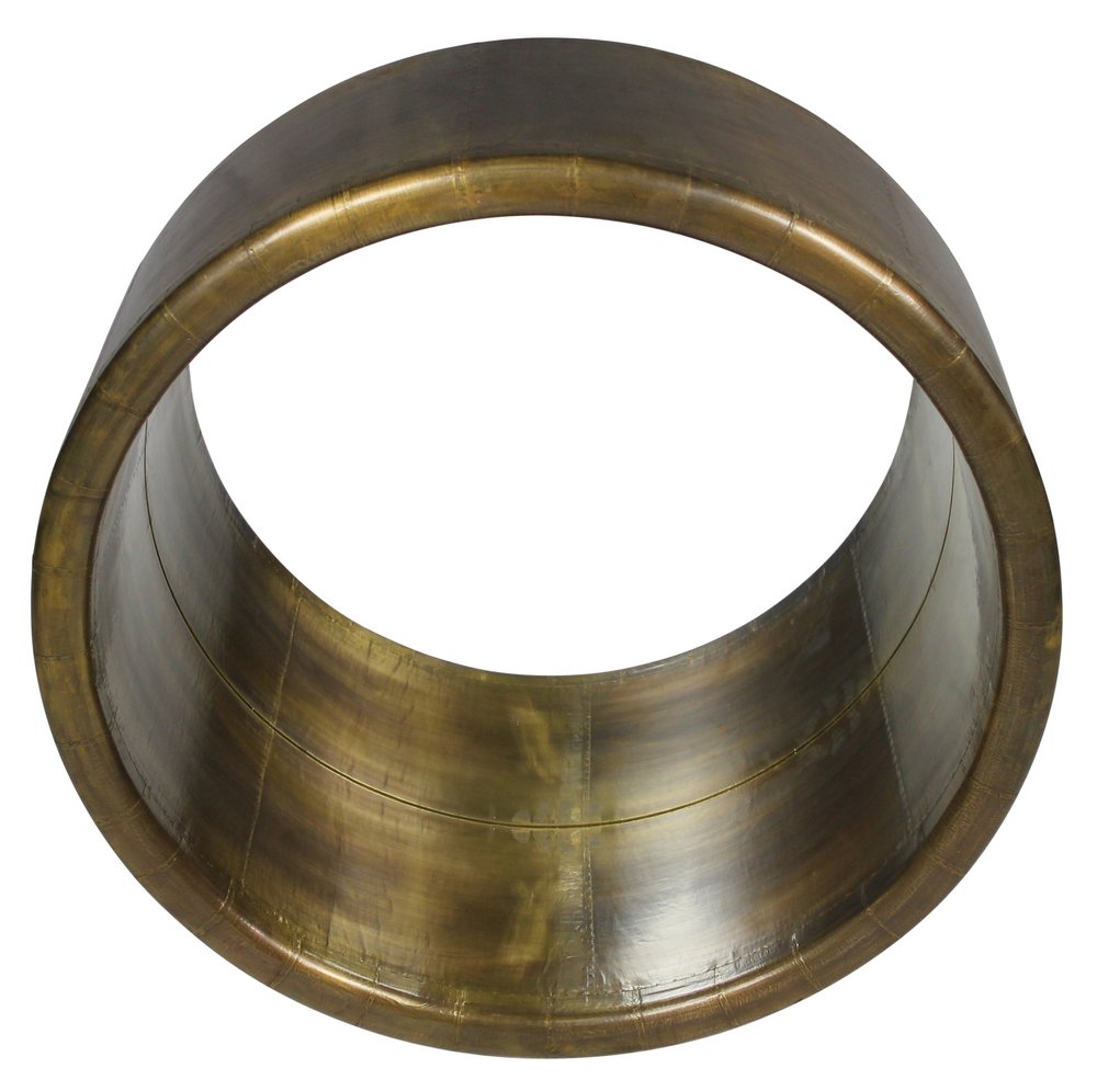 21" Brass Round Metal Framed Accent Mirror HomeRoots