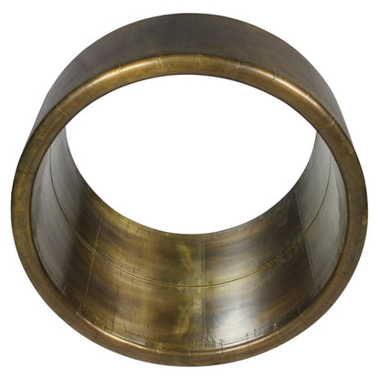 21" Brass Round Metal Framed Accent Mirror HomeRoots