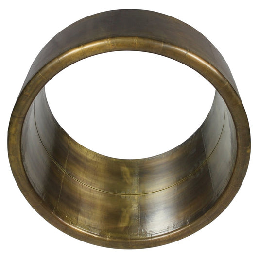 21" Brass Round Metal Framed Accent Mirror HomeRoots