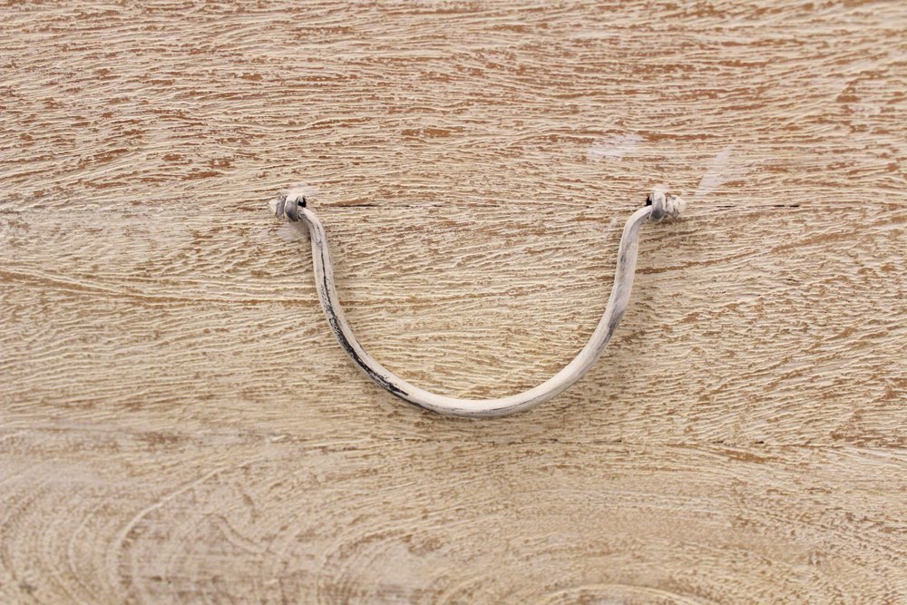 46" Antique White Solid Carved Wood Scroll Bench with Flip Top HomeRoots