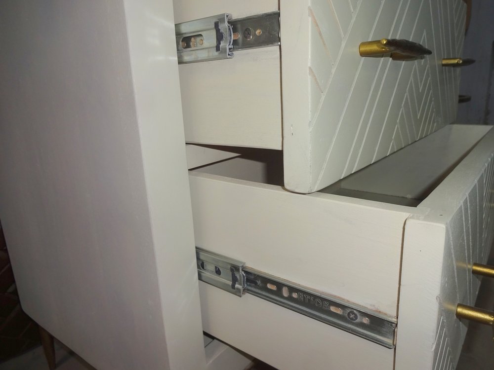 38" Ivory Solid Wood Three Drawer Dresser HomeRoots