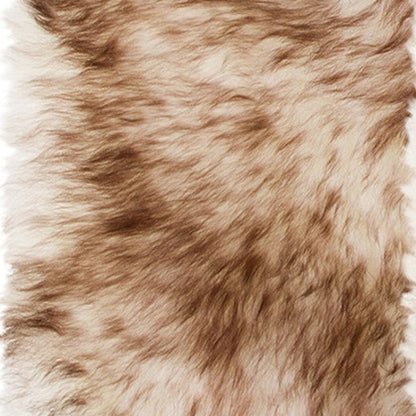 Set Of Two 17" X 17" Gradient Chocolate Wool Chair Pads HomeRoots