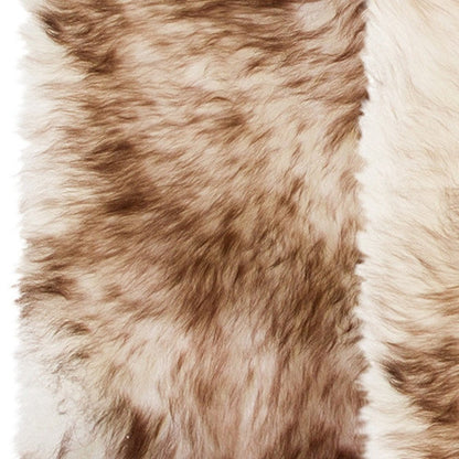 Set Of Two 17" X 17" Gradient Chocolate Wool Chair Pads HomeRoots