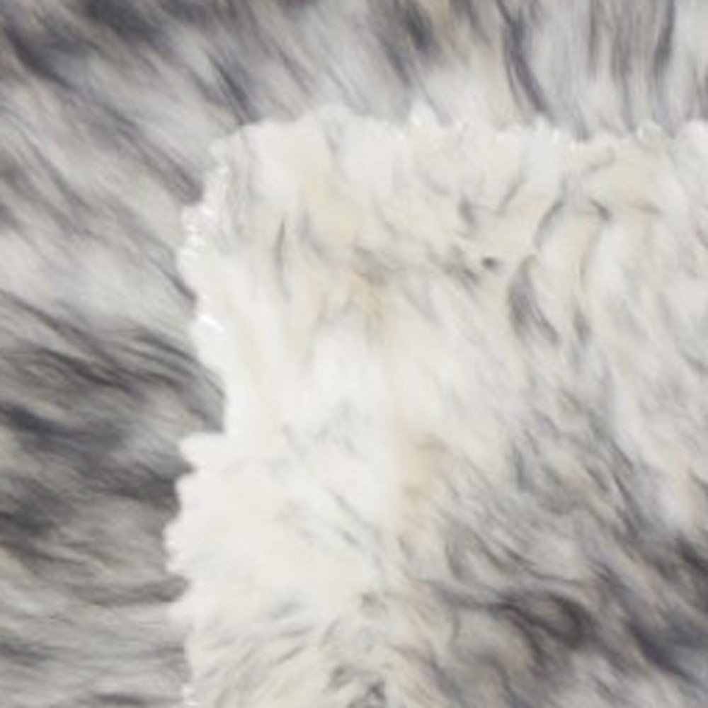 Set Of Four 17" X 17" Gradient Grey Wool Chair Pads HomeRoots