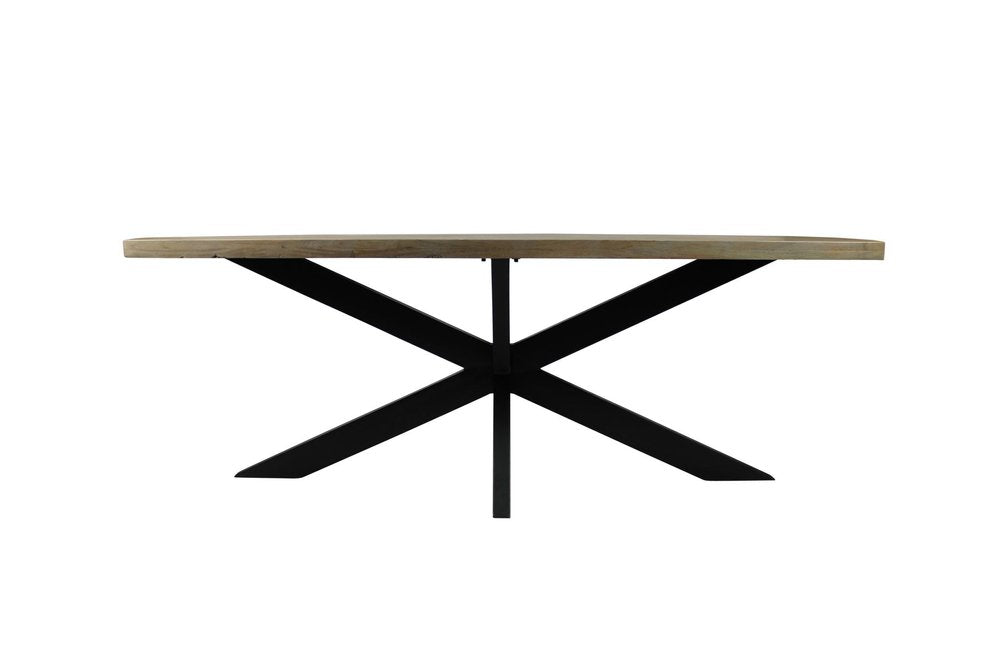 Nine Piece Gray and Black Solid Wood Dining Set with Eight Chairs HomeRoots