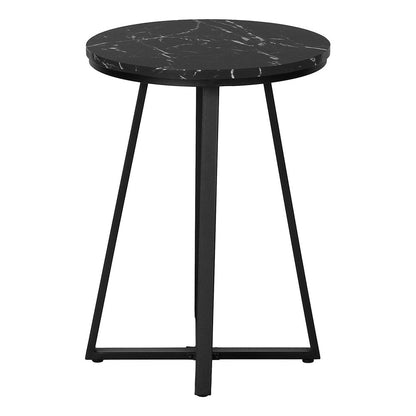 22" Black Round End Table HomeRoots