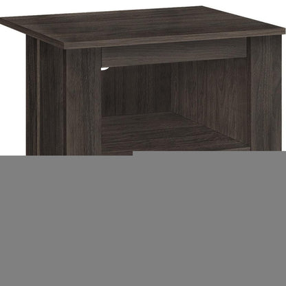 24" Brown Wood Nightstand HomeRoots