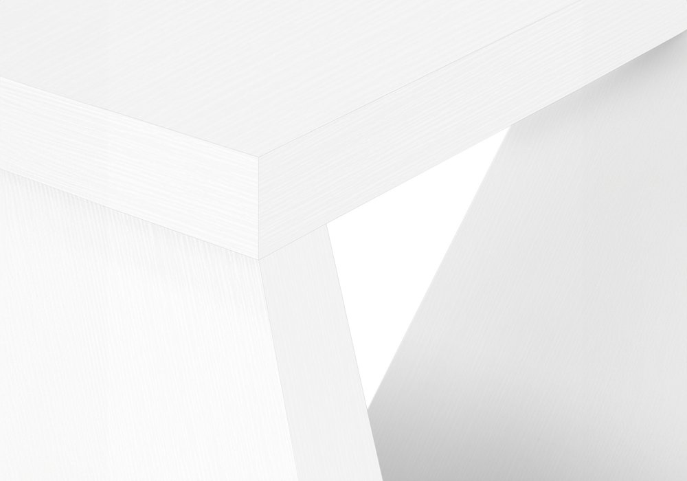32" White Wood Abstract End Table — view 8