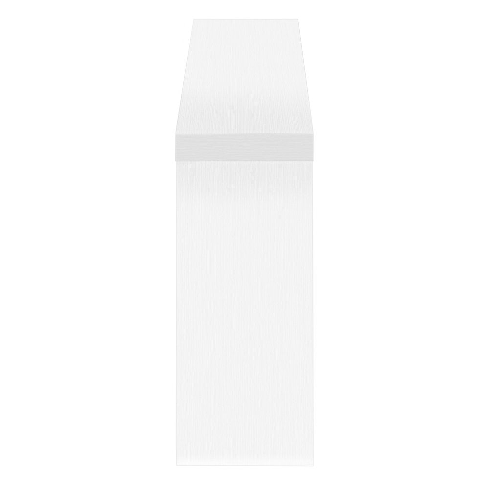 32" White Wood Abstract End Table — view 9
