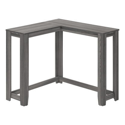 36" Espresso Wood Distressed Corner Frame Console Table HomeRoots