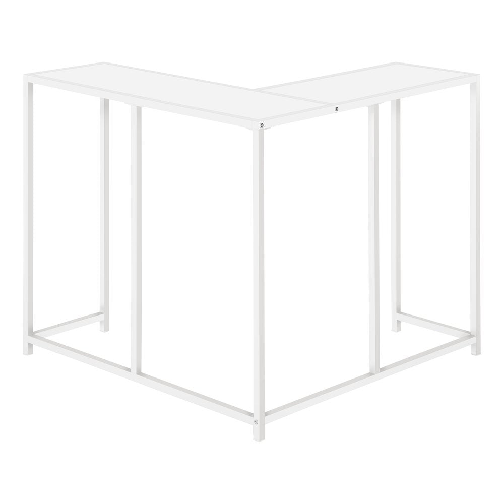 32" Black Laminate and Iron Frame End Table HomeRoots