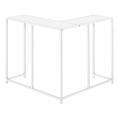 32" Black Laminate and Iron Frame End Table HomeRoots