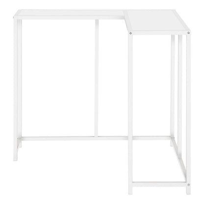 32" Black Laminate and Iron Frame End Table HomeRoots