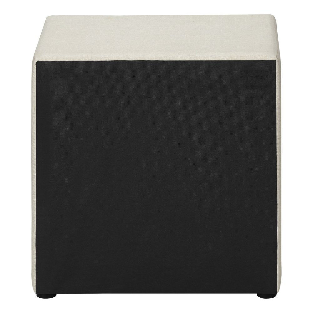 21" Beige Wood Two Drawer Nightstand HomeRoots