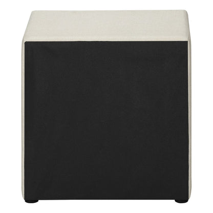 21" Beige Wood Two Drawer Nightstand HomeRoots