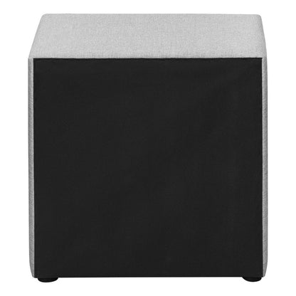 21" Gray Wood Two Drawer Nightstand HomeRoots