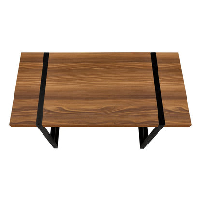 49" Brown and Black Computer Desk HomeRoots