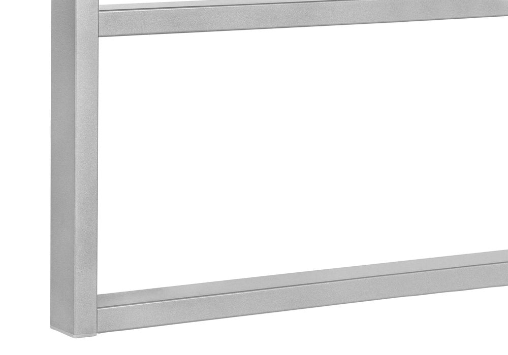 49" Black and Silver Computer Desk HomeRoots