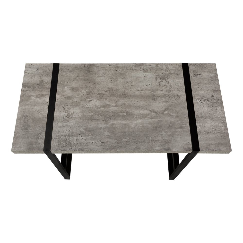 49" Gray and Black Computer Desk HomeRoots