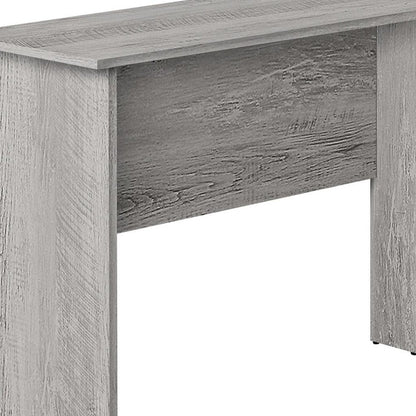 47" Gray Wood Corner Computer Desk