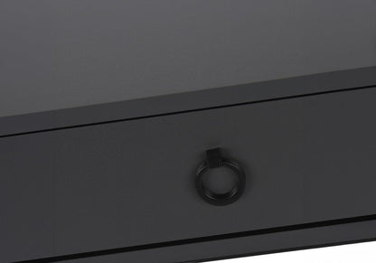 42" Gray and Black Wood and Metal Sled Computer Desk HomeRoots
