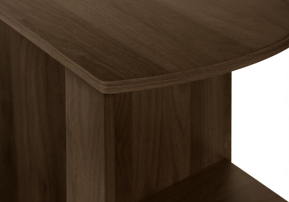 47" Brown Wood Corner Computer Desk — view 6