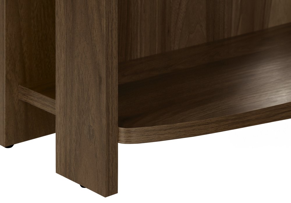 47" Brown Wood Corner Computer Desk — view 7