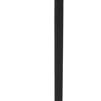 47" Gray and Black Wood and Metal Sled Computer Desk HomeRoots
