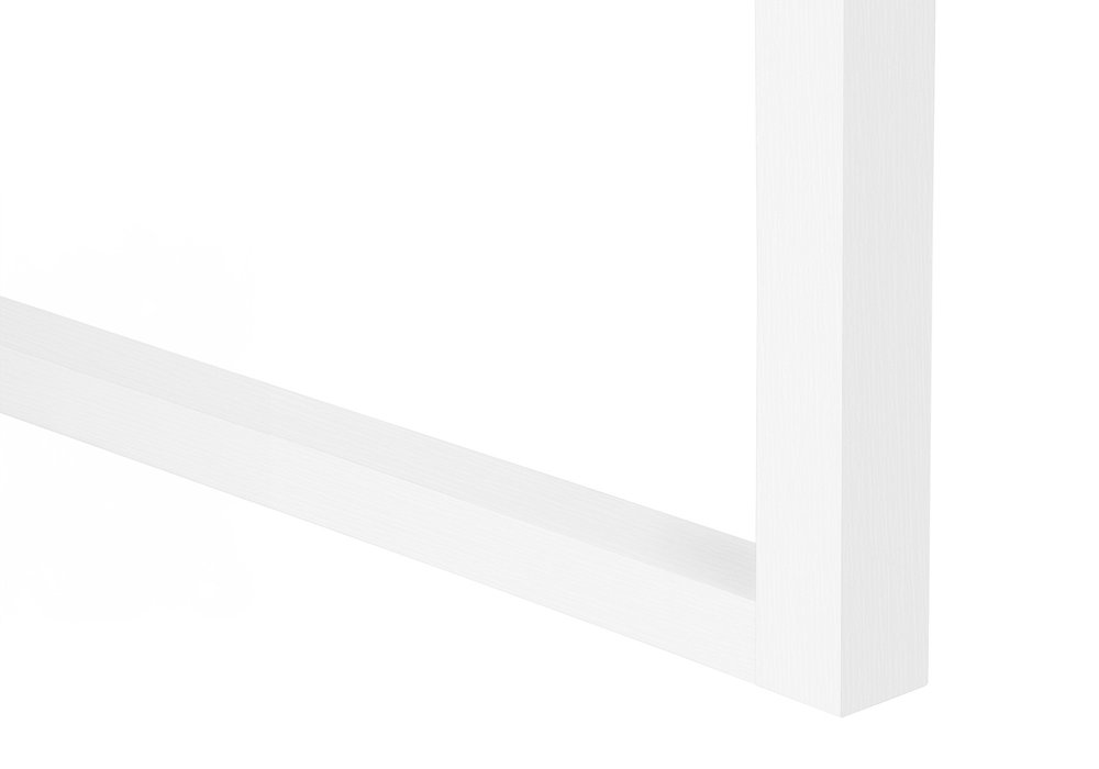 47" White Computer Desk With Three Drawers HomeRoots